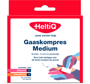 HeltiQ Gaaskompres Medium