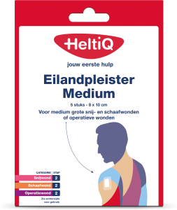 HeltiQ Eilandpleister Medium 8 x 10 cm
