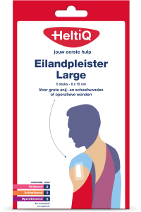 HeltiQ Eilandpleister Large 8 x 15 cm