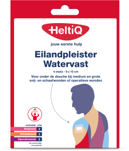 HeltiQ Eilandpleister Watervast 9 x 10 cm