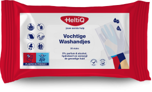 HeltiQ Vochtige washandjes 20 stuks