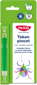HeltiQ Tekenpincet; voor mens en dier